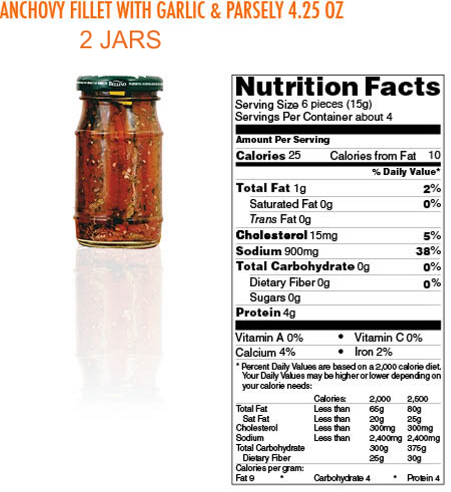 Galric & Parsley Anchovy 4.25oz