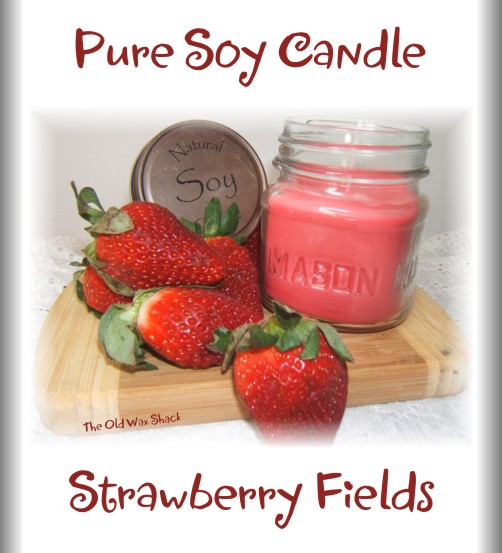 Soy Candle Strawberry Fields