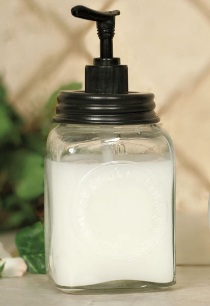 Mini Dazey Butter Churn Jar Soap Dispenser