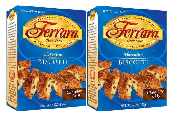 Ferrara Chocolate Chip Biscotti - 2 / 6 Oz. Boxes