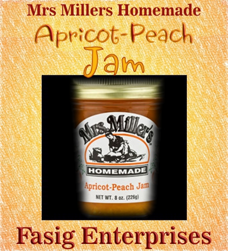 Mrs Millers Homemade Apricot-Peach Jam 8 oz Jar