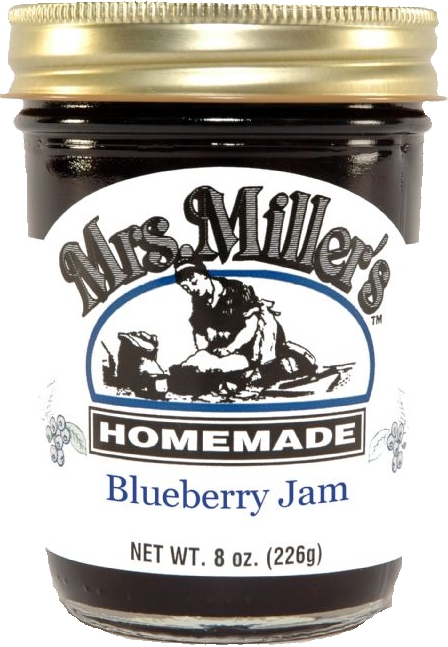 Mrs Millers Homemade Blueberry Jam 2 Jars
