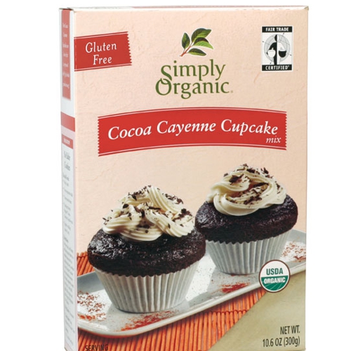 Gluten Free Cocoa Cayenne Cupcake Mix, ORGANIC, Fair Trade Ce